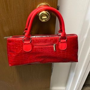 Primeware patented leather red pocketbook